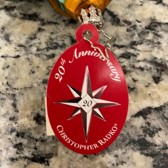 Rare retired Christopher Radko 20th anniversary dolphin ornament - Picture 3 of 6